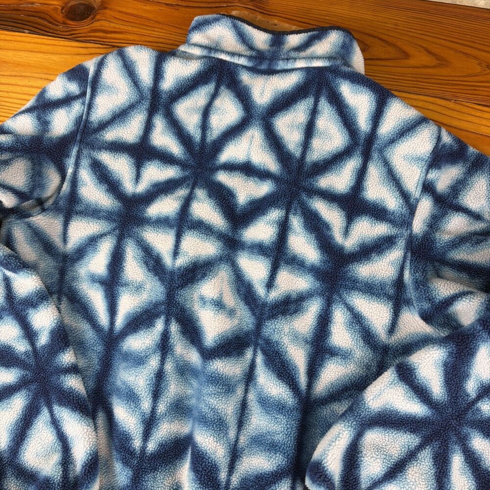 Patagonia Synchilla Snap-T Jacket Womens Medium Shibori Tie Dye Diamond - Picture 7 of 7